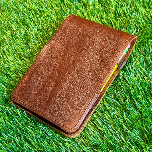 Leather Golf Scorecard Holder