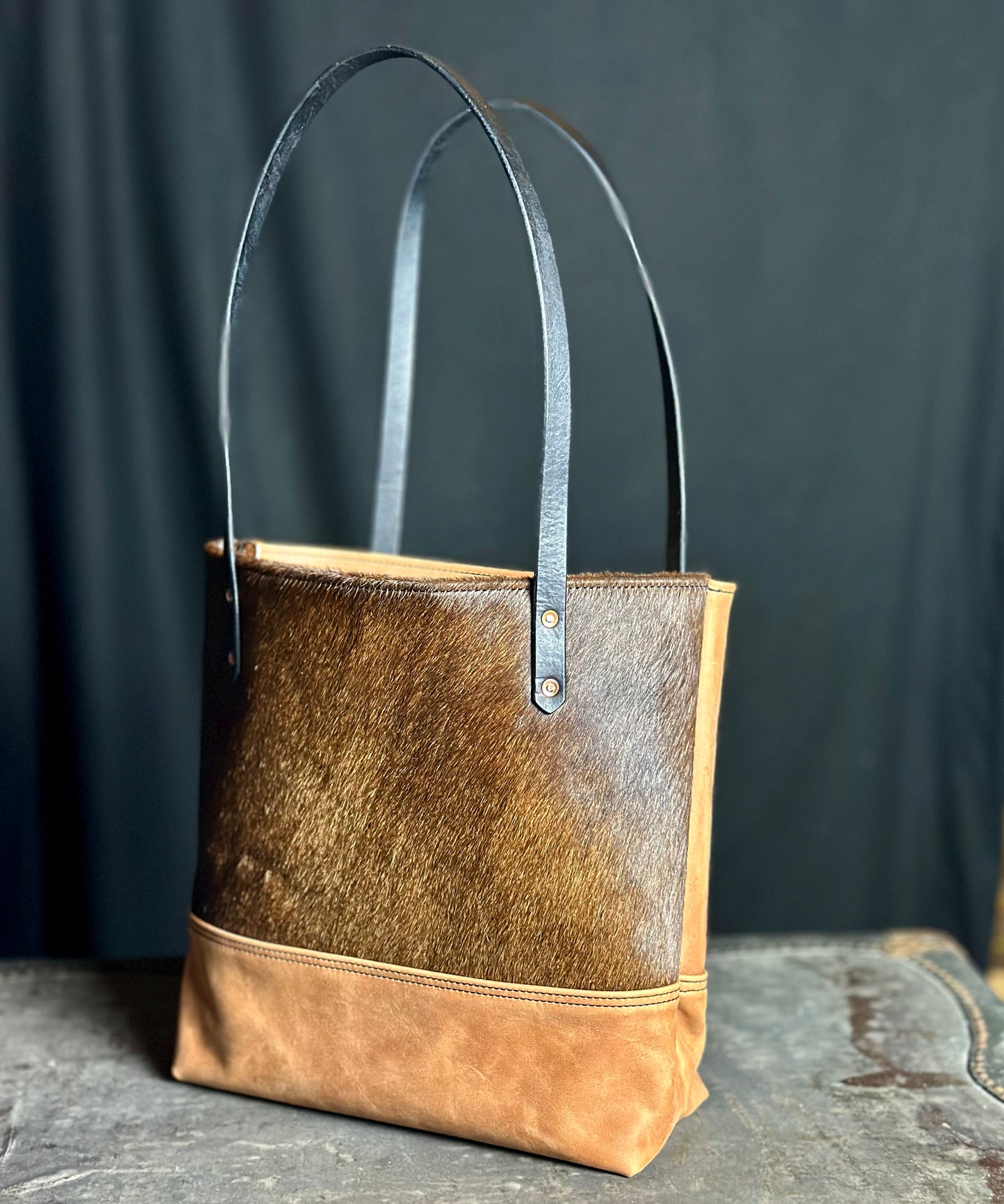 Limited Run Hair-on-Hide Tote Bag