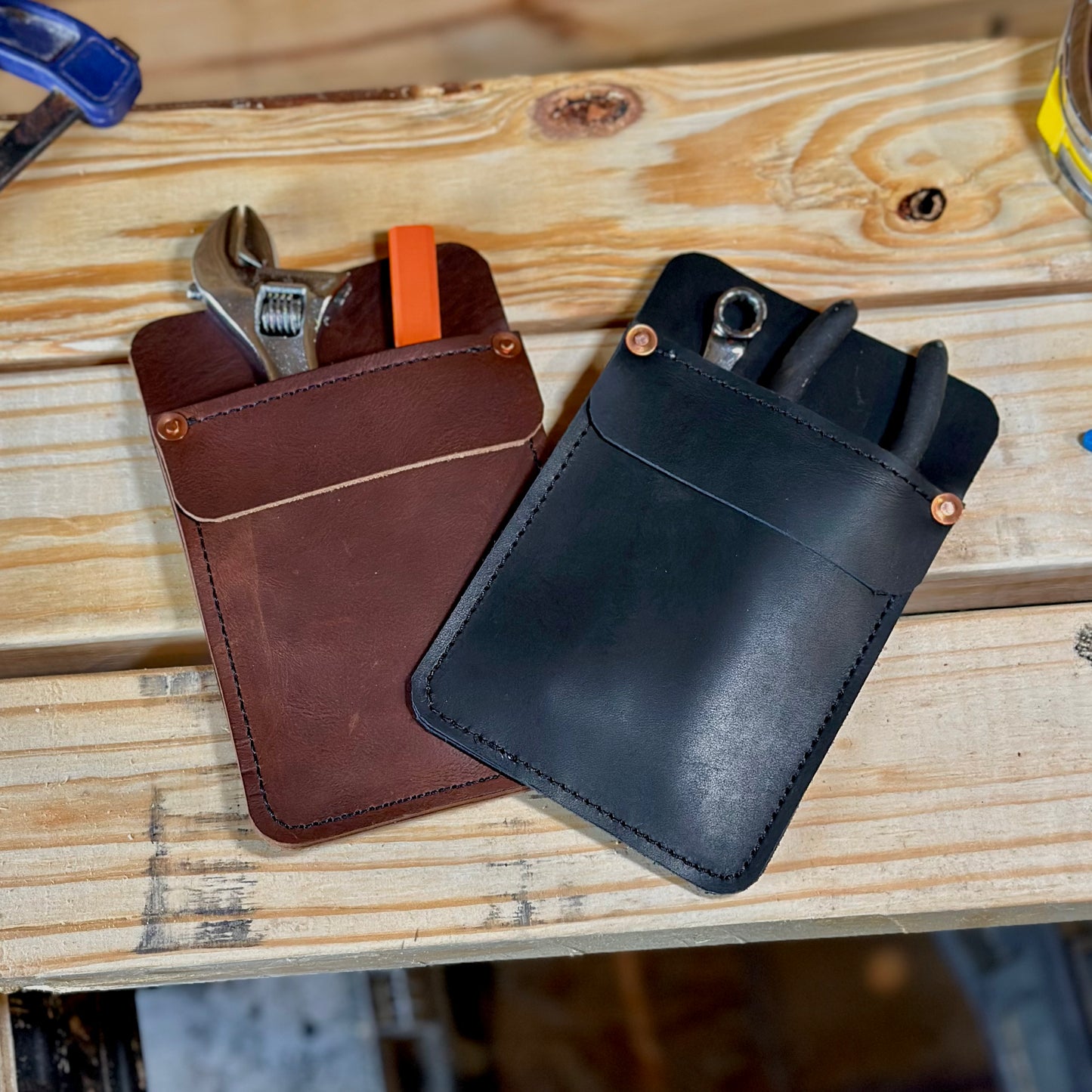 Journeyman Leather Pocket Protector