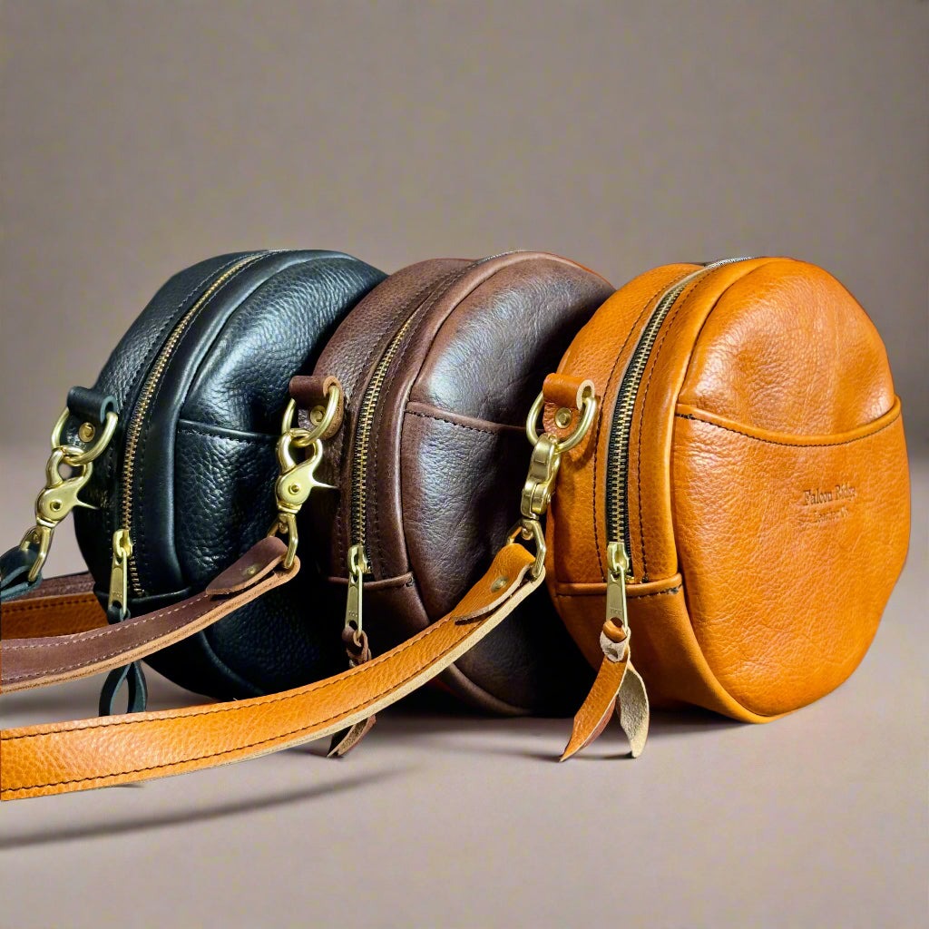 Round Crossbody – Falcon Ridge Leather Co.
