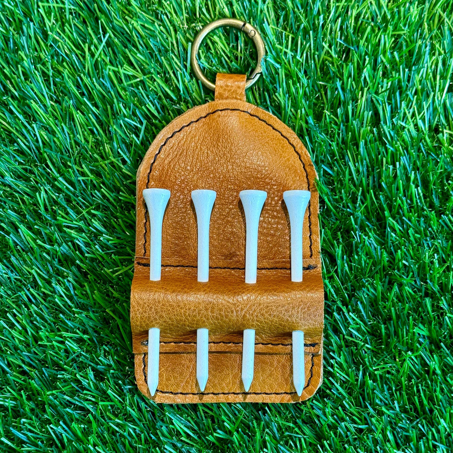 Leather Golf Tee Tag