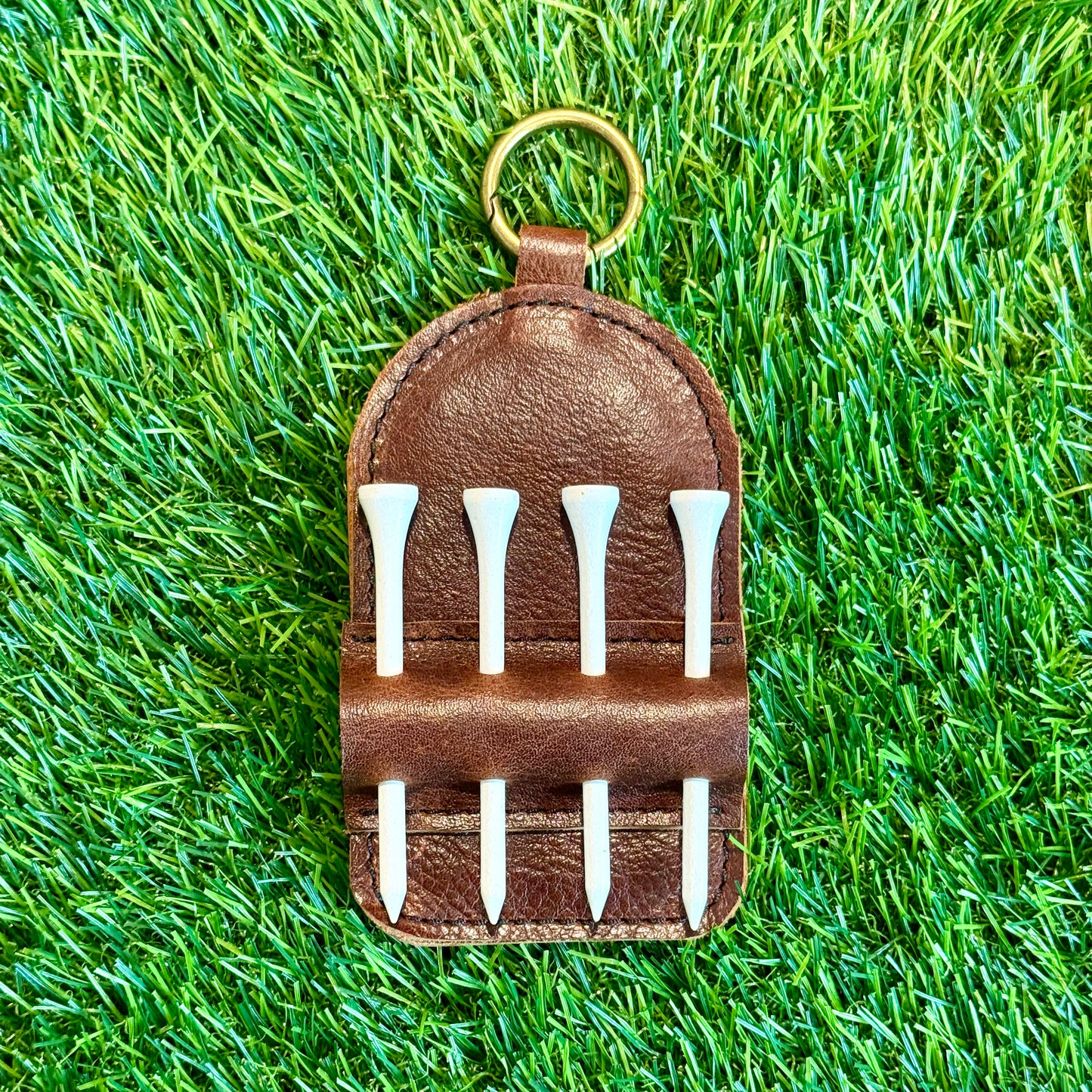Leather Golf Tee Tag