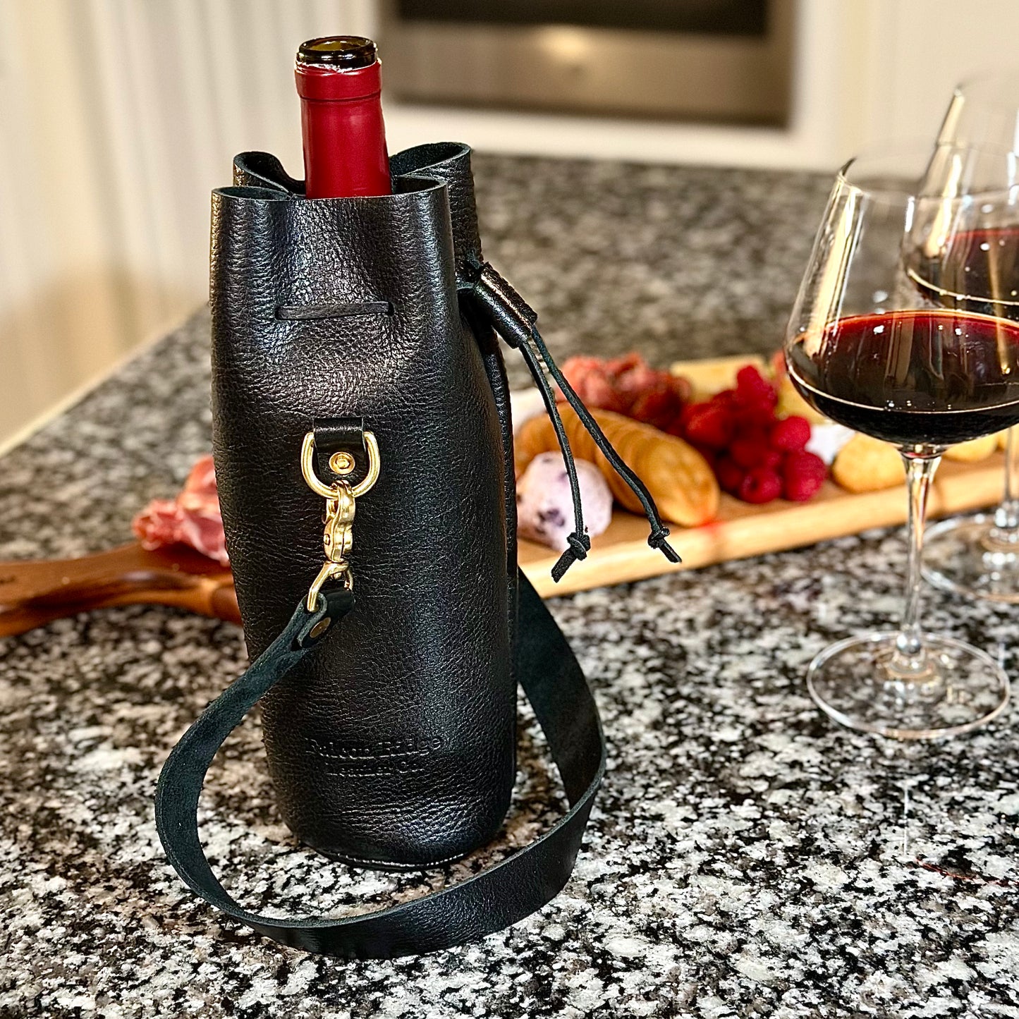 Cork & Carry Leather Wine Tote