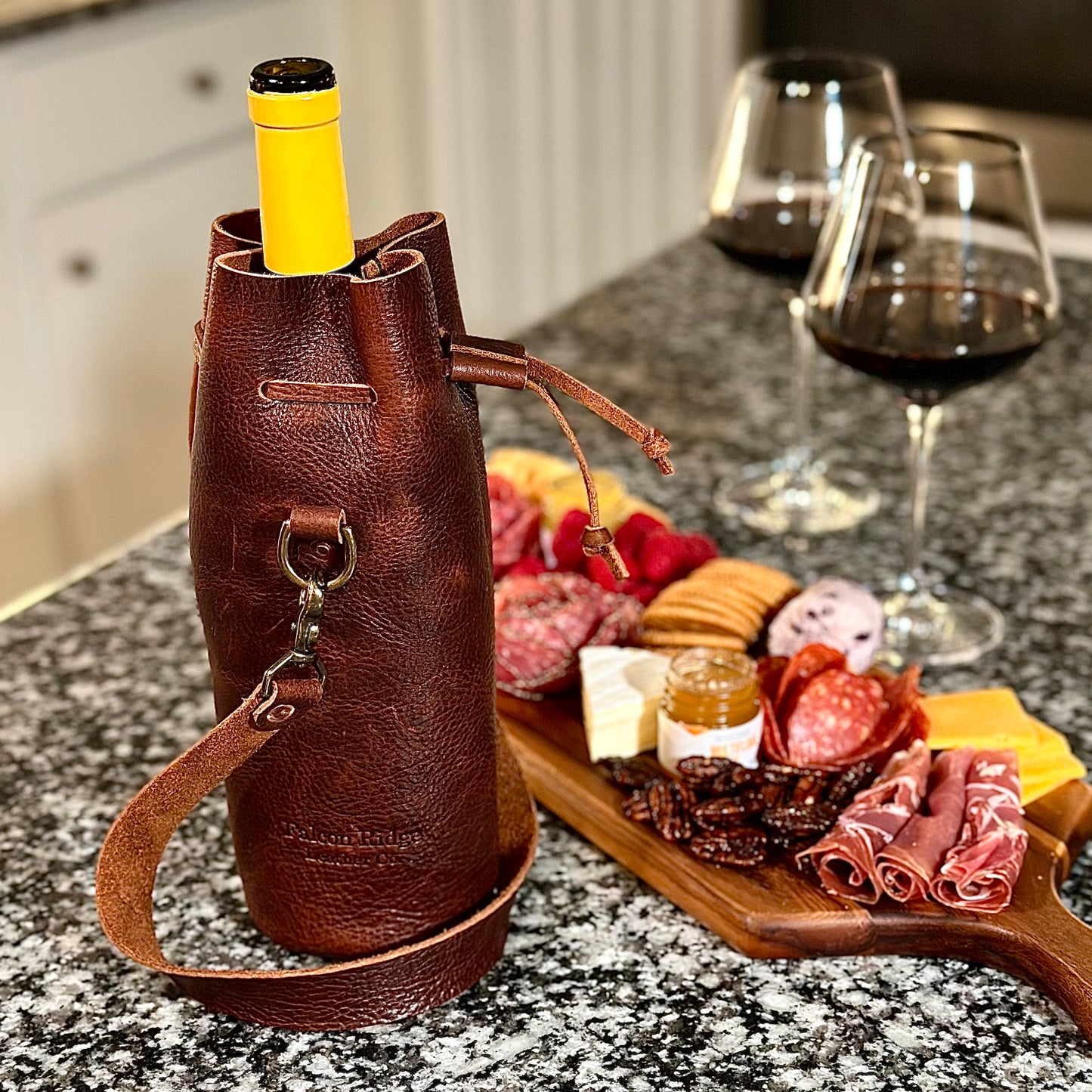 Cork & Carry Leather Wine Tote