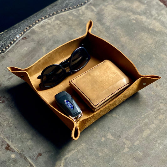 Leather Valet Tray